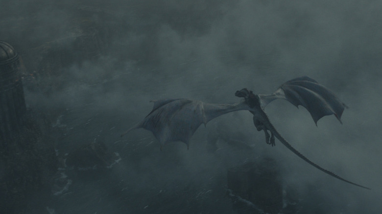 Dragons in storm