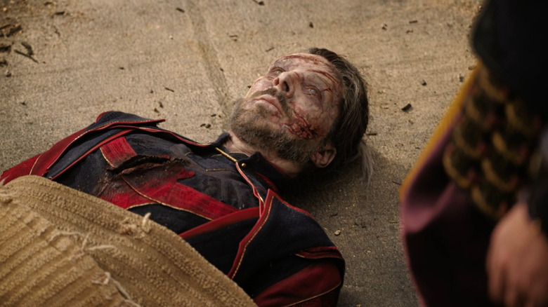 Doctor Strange as a corpse