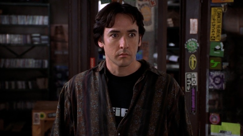 Rob Gordon in record store in High Fidelity