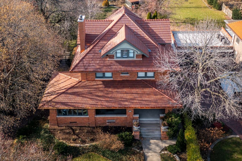 Higher elevation for Evanston new Ludowici roof