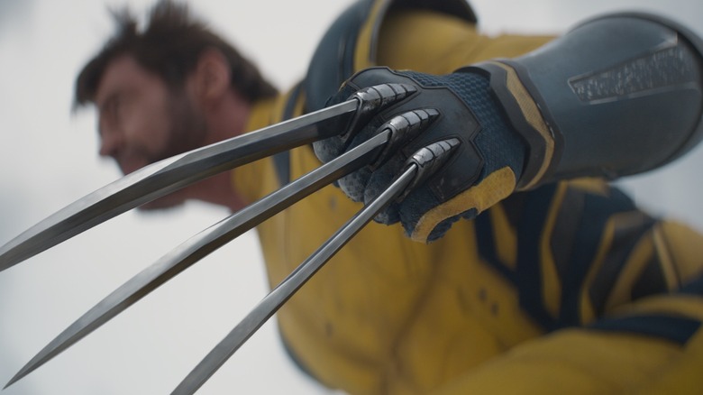 Wolverine brandishing his claws