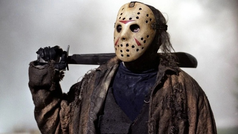 Jason Voorhees with a machete