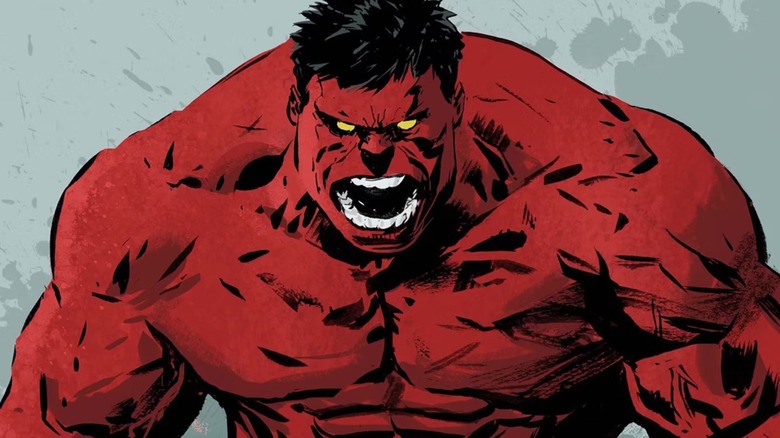 Red Hulk yelling