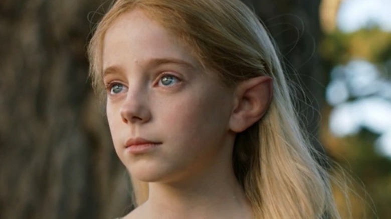 Young Galadriel in The Rings of Power