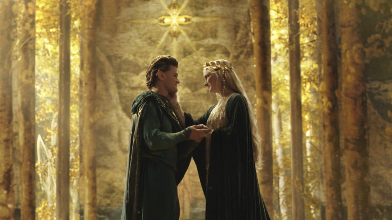 Elrond and Galadriel meet as friends