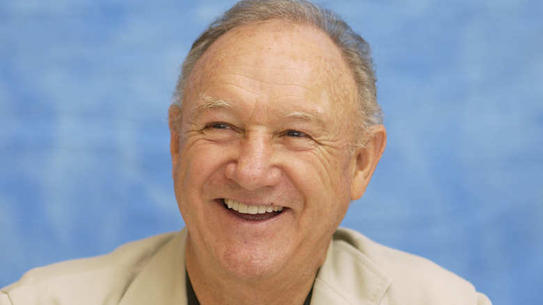 Gene Hackman laughs