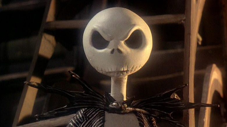 Jack Skellington frowning