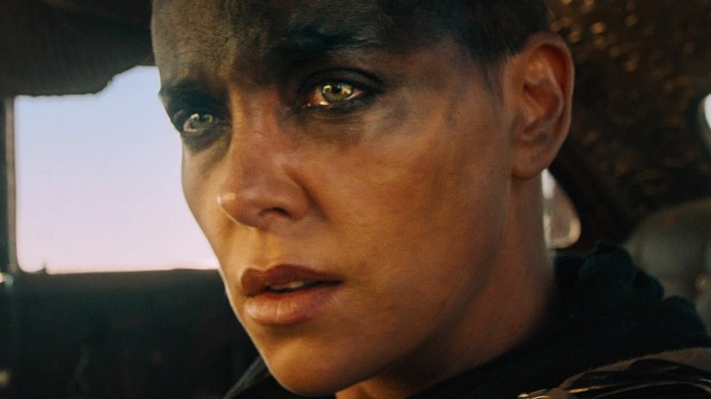 Furiosa driving a war truck