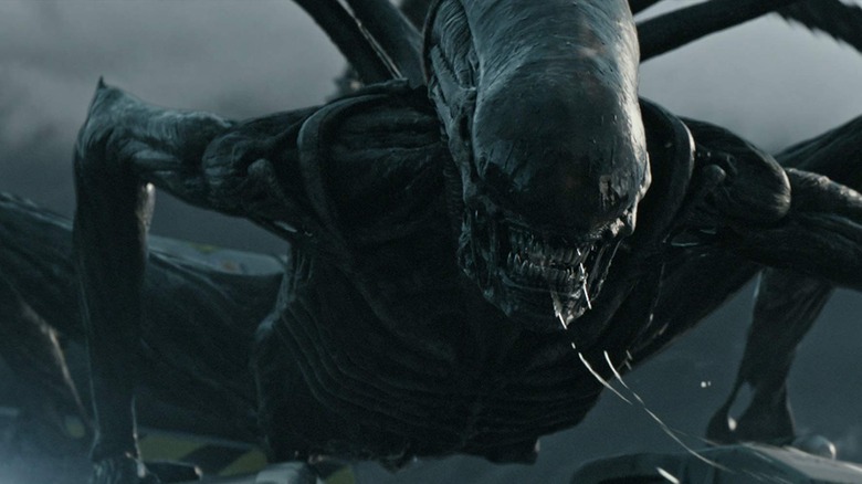 Alien Xenomorph baring teeth