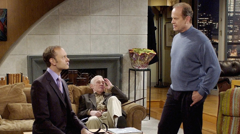 Frasier and Niles talking