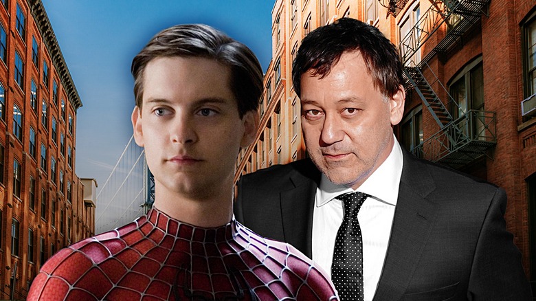 Tobey Maguire and Sam Raimi