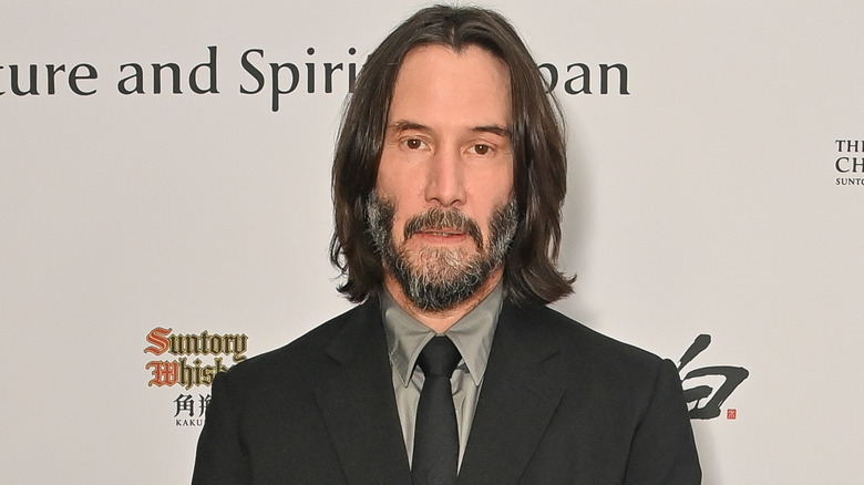 Keanu Reeves looking ahead