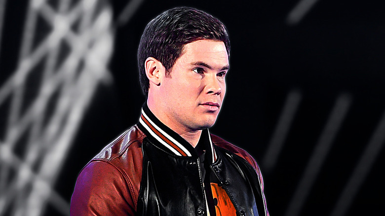 Adam Devine looking sad