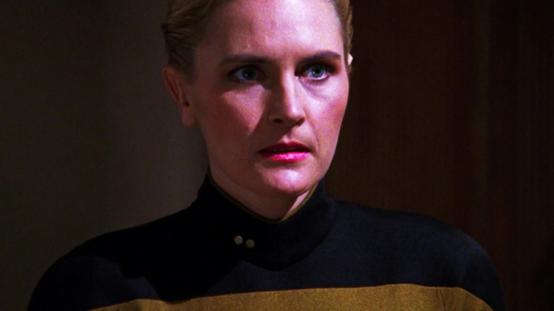 Tasha Yar shocked