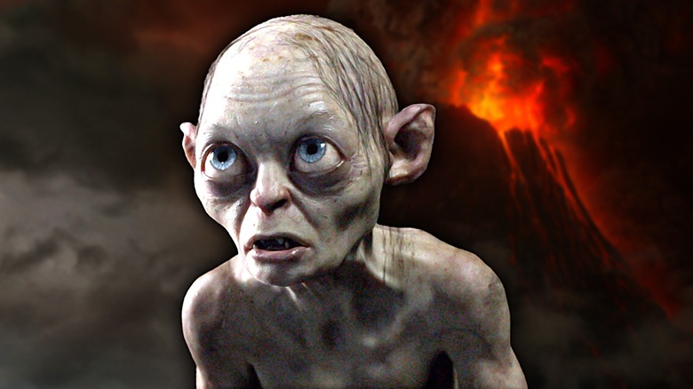 Gollum before Mount Doom