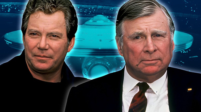 William Shatner and Gene Roddenberry