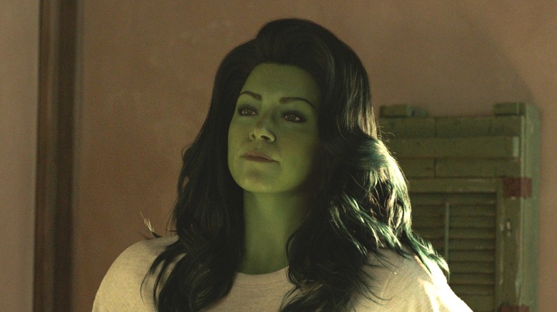 She-Hulk stares ahead