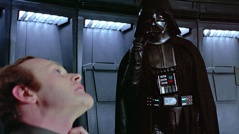 Vader uses his Force choke