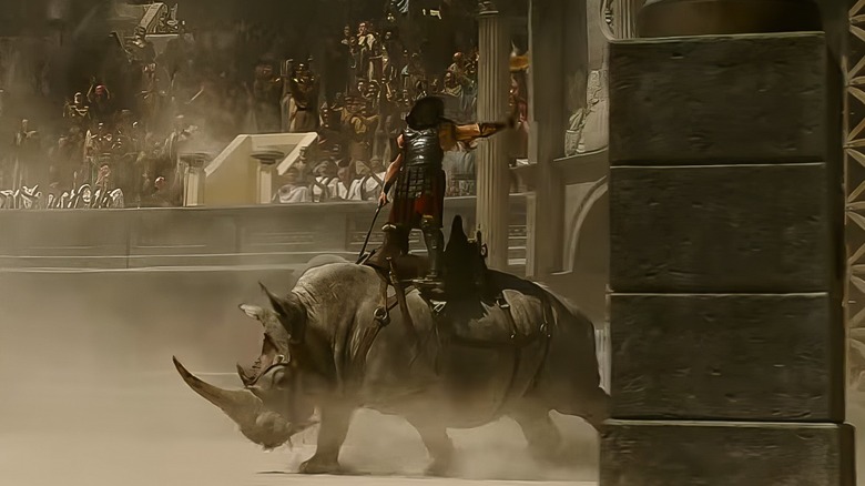 Gladiator on rhino