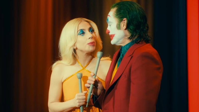 Harley Quinn talking with Joker