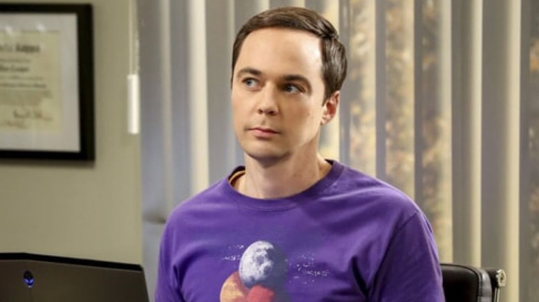 Sheldon looking confused