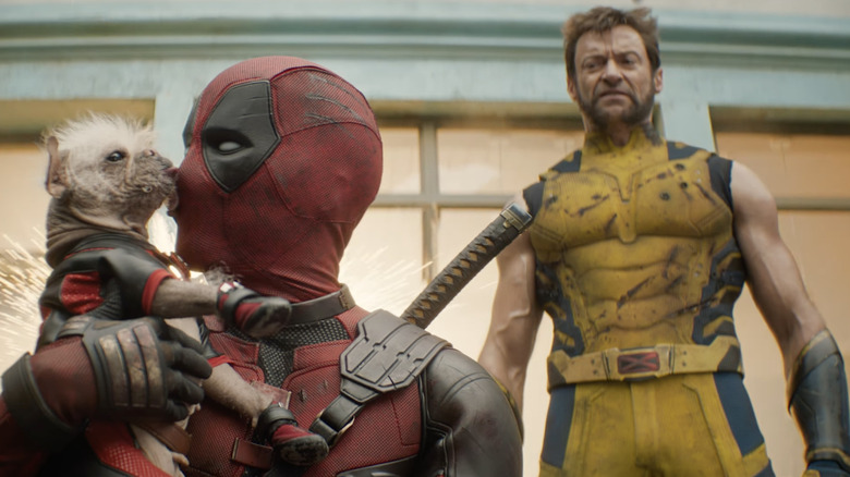 Wolverine, Deadpool, and Dogpool together