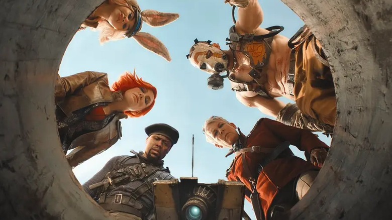 Borderlands characters looking down