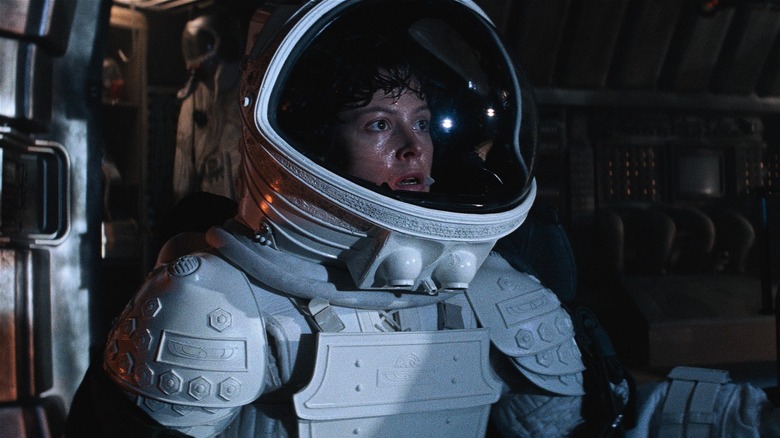 Ripley in spacesuit