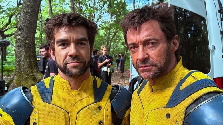 Daniel Stevens and Hugh Jackman