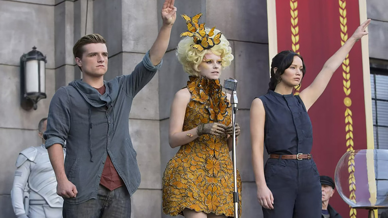 Peeta Effie Katniss speaking