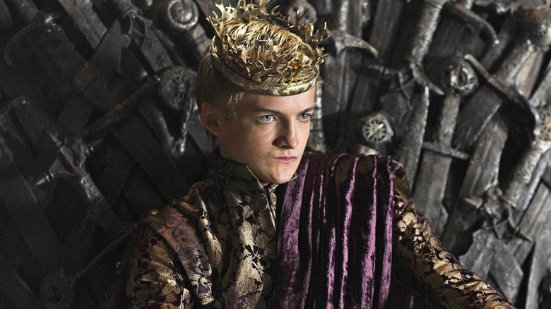 Joffrey crown on throne