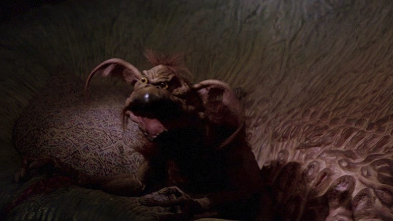 Salacious B. Crumb cackling