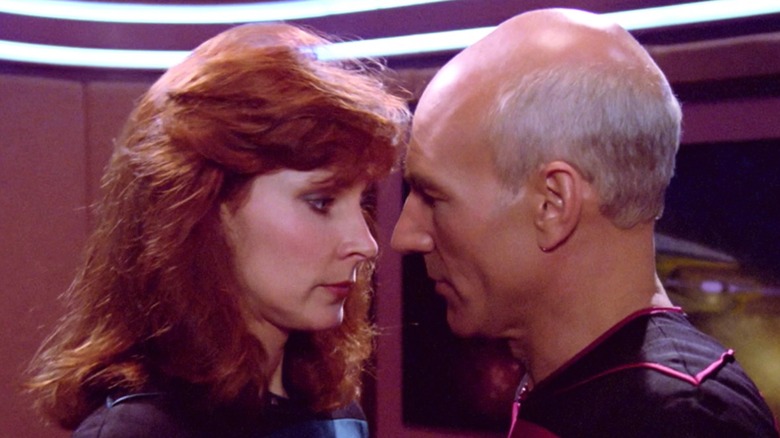 Picard and Crusher get close