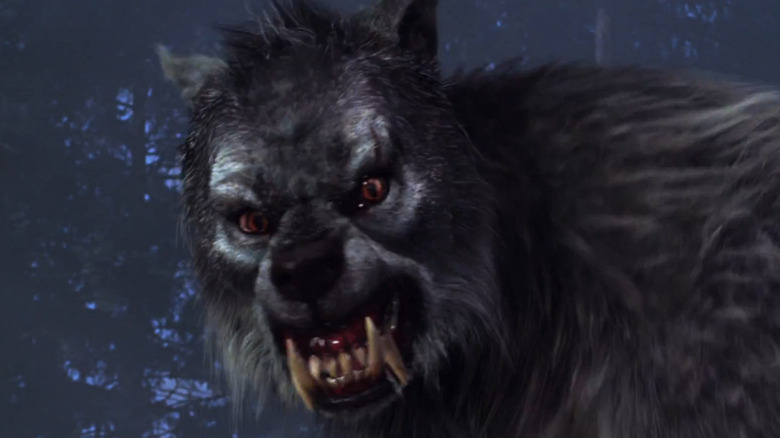 The werewolf in Van Helsing growling