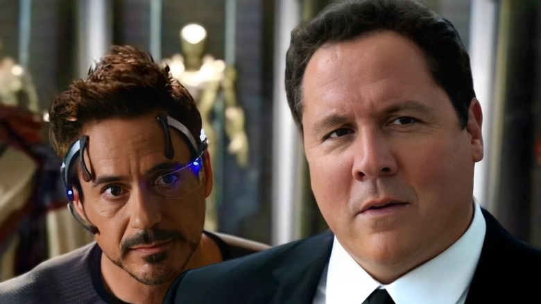 Tony Stark and Happy Hogan