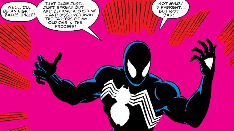 Spider-Man black suit debut