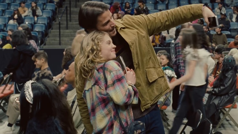 Cooper and daughter taking selfie