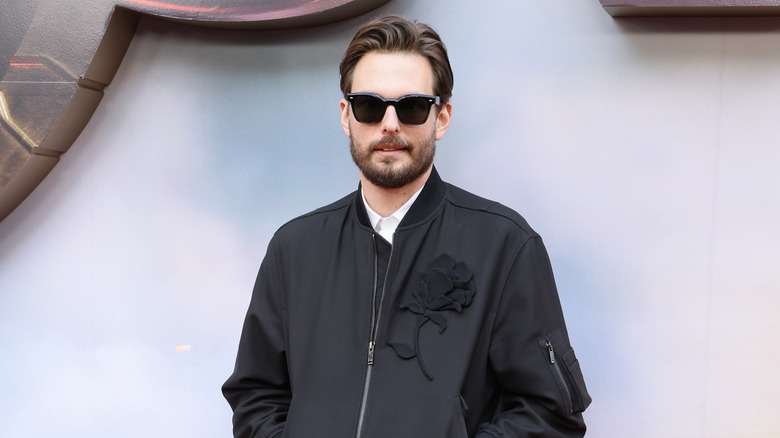 Sam Levinson black jacket sunglasses